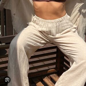 Na Nin Patricia Linen Rayon Pant